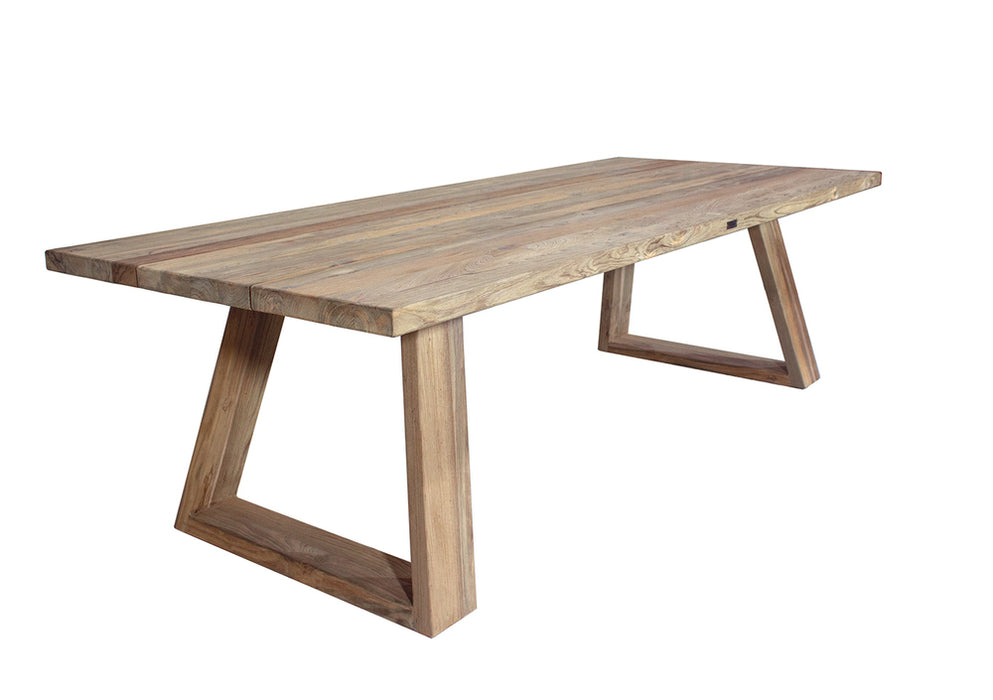 robuuste tuintafel van 1 Gerecycled teak victoria van gescova