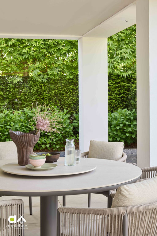 ronde tuintafel melville bronze 160 cm applebee