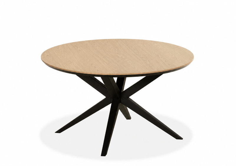 ronde eettafel lamulux vince blond oak