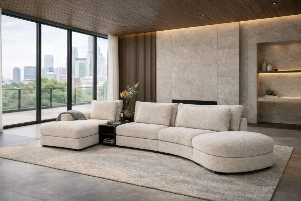 ronde loungebank bravo haveco