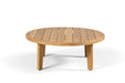 ronde massief teak salontafel tuin lecce gescova