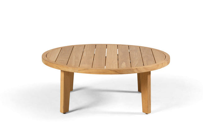 ronde massief teak salontafel tuin lecce gescova