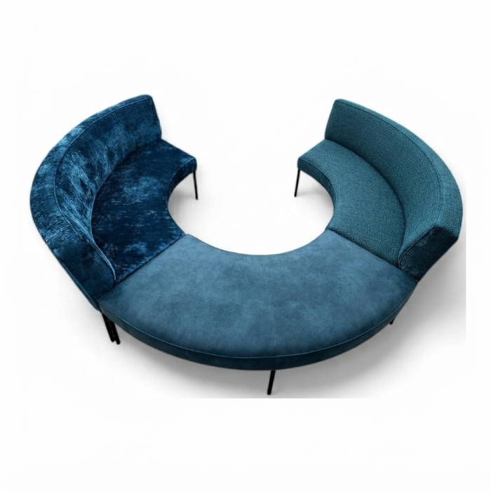 ronde tafel bank met open eiland clare
