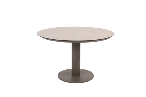ronde tuintafel keramisch terre kleurig sarah taste by 4 seasons outdoor