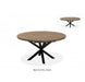 ronde uitschuif eettafel hout