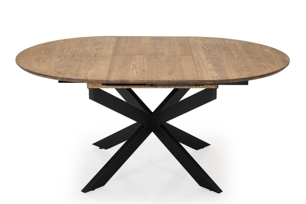 ronde uitschuifbare eettafel levi eikenhout