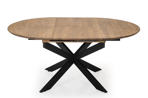 ronde uitschuifbare eettafel levi eikenhout