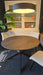 ronde uitschuiftafel hout hjort knudsen