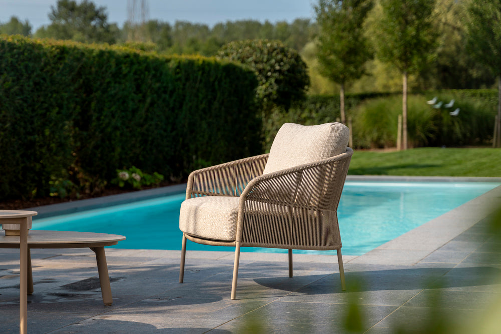 rope loungestoel tuin florence latte Taste 4SO