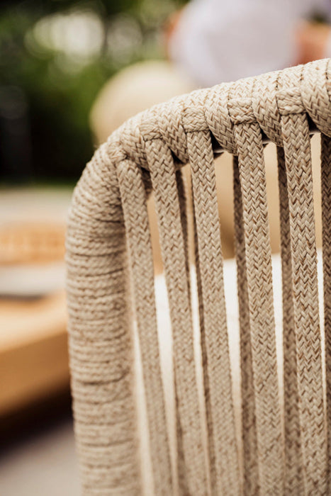 rope loungestoel tuin nino + cush and cover gescova