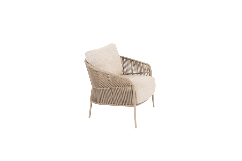 rope loungestoel voor buiten latte florence Taste by 4 Seasons Outdoor