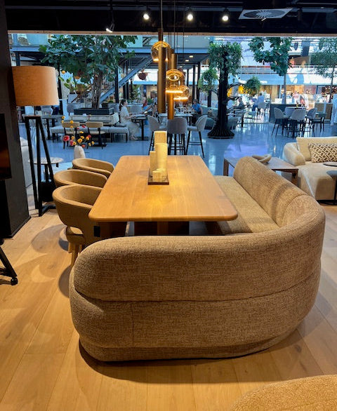 Oyster ovale eetkamerbank - PMP Furniture