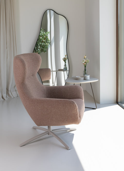 roze relaxstoel brees new world layla draaifauteuil 
