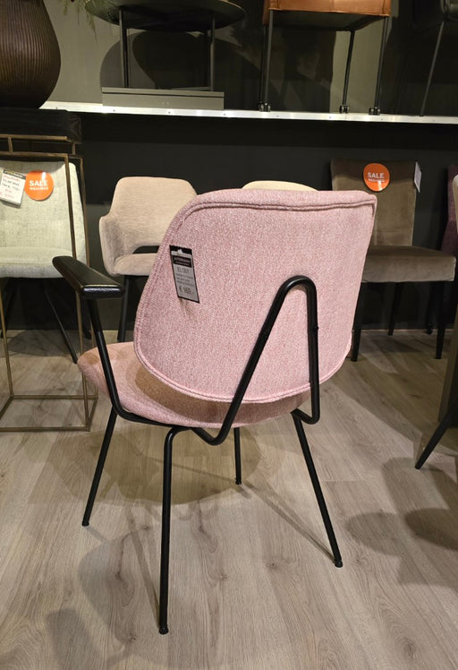 roze stoel lynn van Eleonora uitverkoop