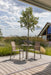 salix baiona tuinstoel taupe textileen stapelbare stoel voor buiten yoi furniture