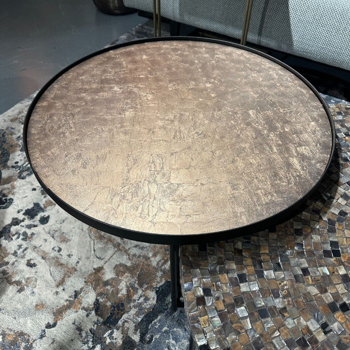 Miu salontafel rond goud/brons/koper