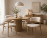 scandinavische eetstoel met houten poten Brindisi PMP