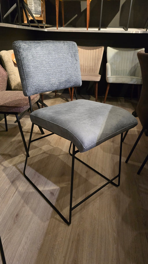 set van 4 blauwe barkrukken outlet