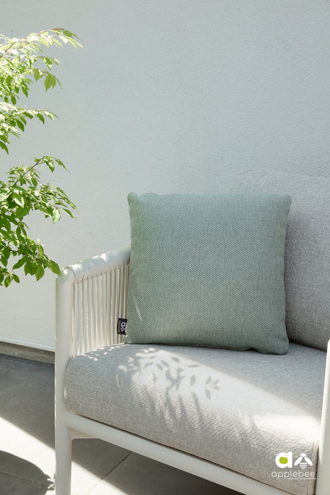 vierkant sierkussen tuin apple bee jade green