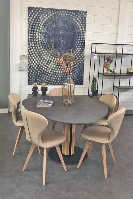 Steely tafel organische vorm - Betonlook