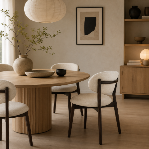 stoel japandi interieur Mikky eleonora