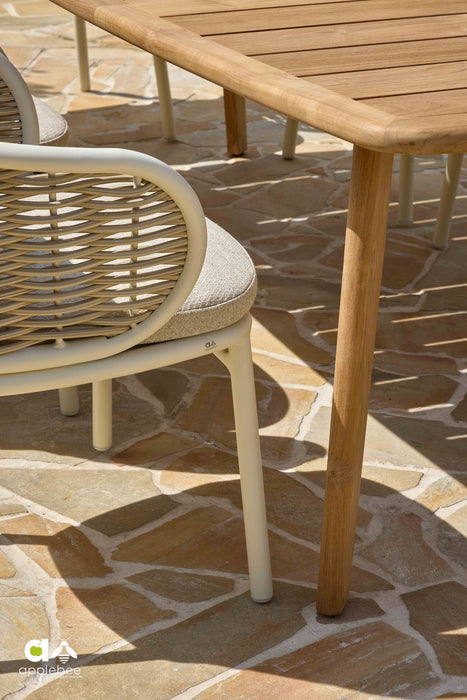 stoel voor buiten beige pine key apple bee