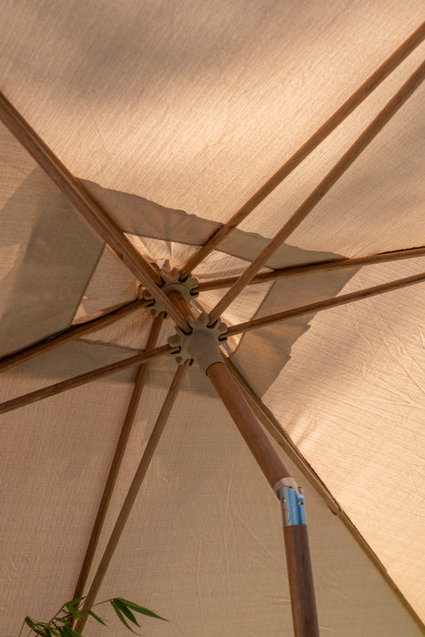 stokparasol natuurlijk zandkleurig azzurro 4 seasons outdoor
