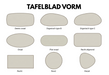 tafelblad vormen vermeer tafels