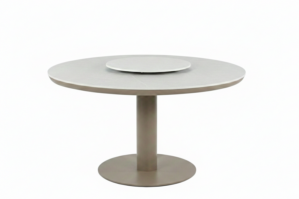 taupe melville ronde eettafel tuin apple bee