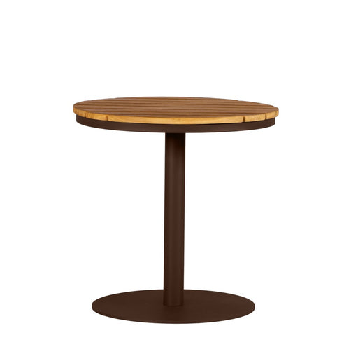 teak bijzettafel Ø50 millor bronze teak Yoi furniture