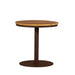 teak bijzettafel Ø50 millor bronze teak Yoi furniture