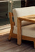 teak low dining bank tuin grace van gescova