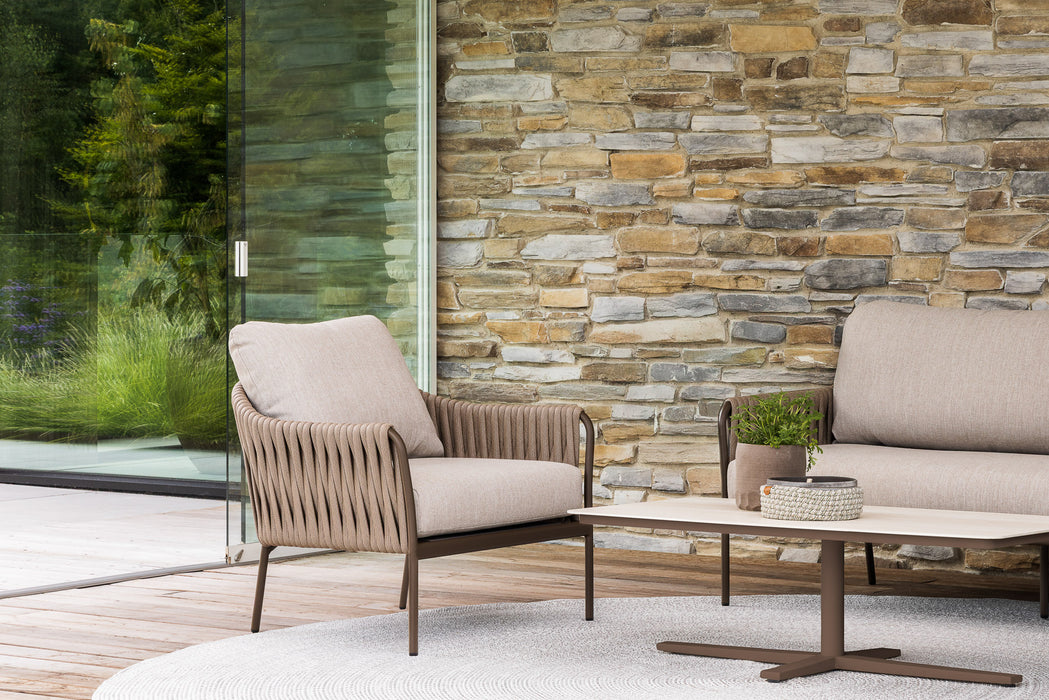 travertin salontafel pollenca 130x70 cm bronze Yoi 
