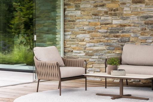 travertin salontafel pollenca 130x70 cm bronze Yoi 
