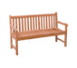 tuinbank hout 150cm te zien in showroom
