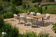 tuinset apple bee pine key oyster teakhout tuin tafel