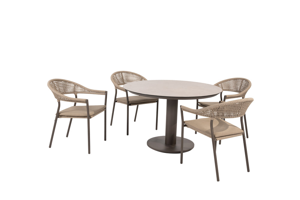 tuinset prado terre sienna stoel taste 4SO
