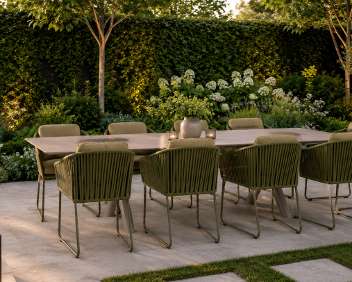 tuinset uitschuifbare tafel 8 persoons maratea yoi