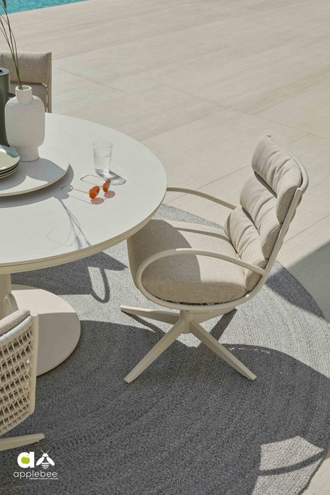 tuinstoel camp bay oyster draaibaar apple bee