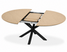uitschuif eettafel lamulux blond oak vince