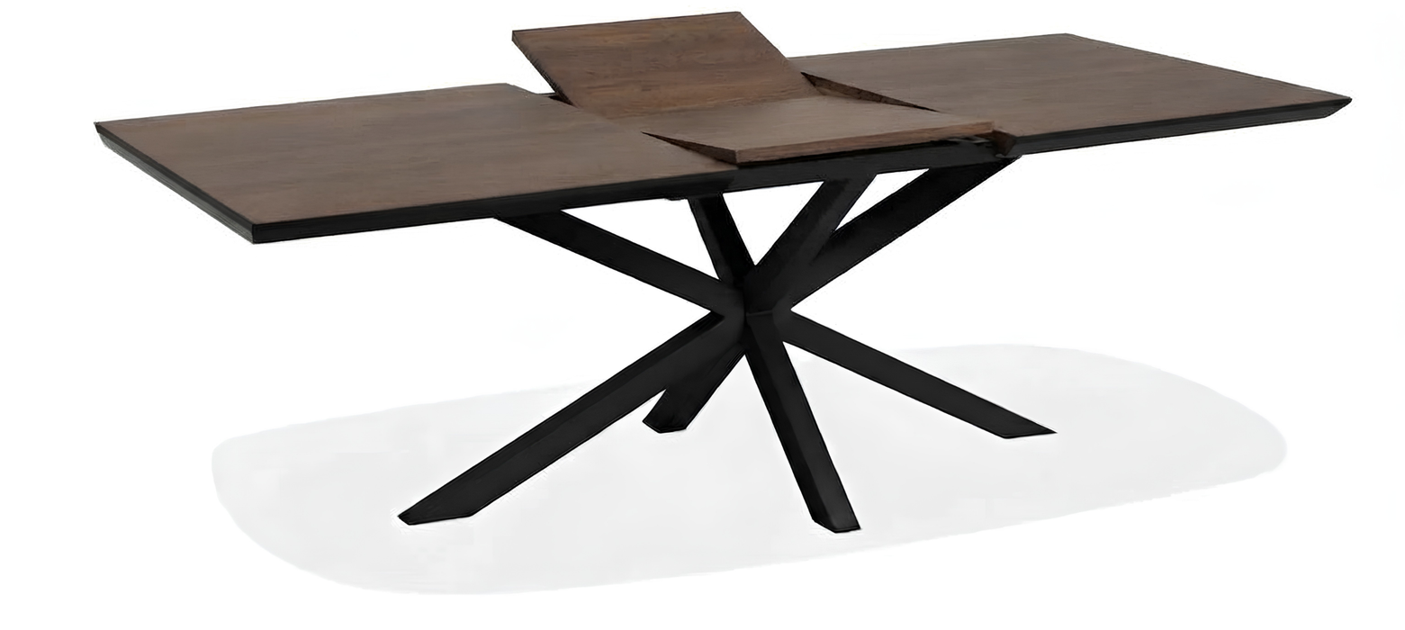 uitschuifbare eettafel rechthoekig victor houtlook