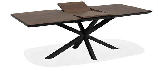 uitschuifbare eettafel rechthoekig victor houtlook