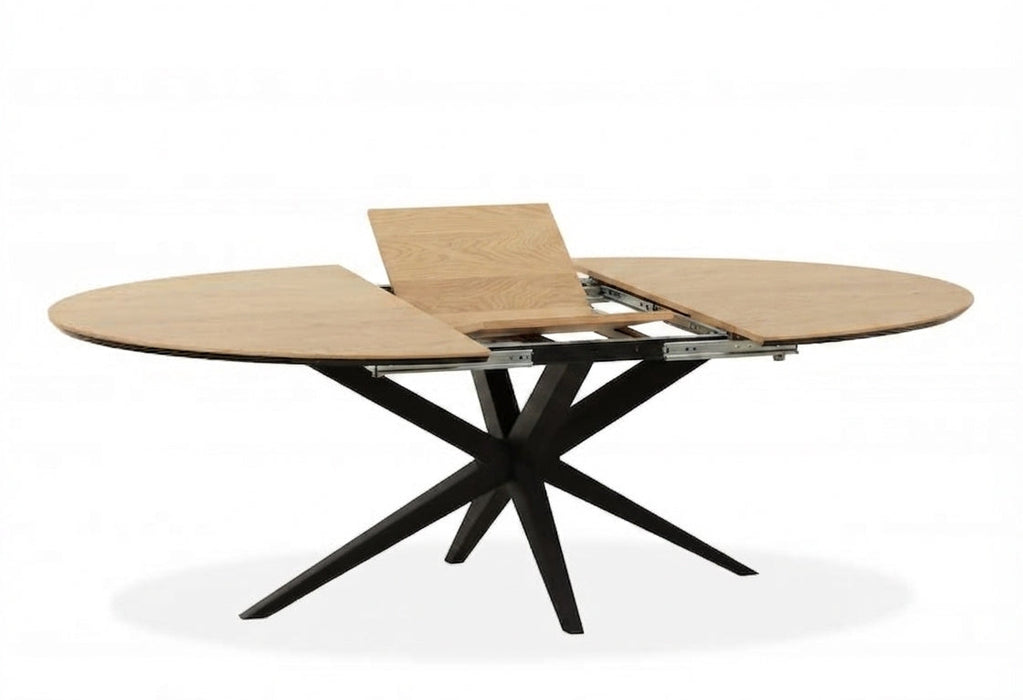 uitschuiftafel naar wens samenstellen verona blonde oak