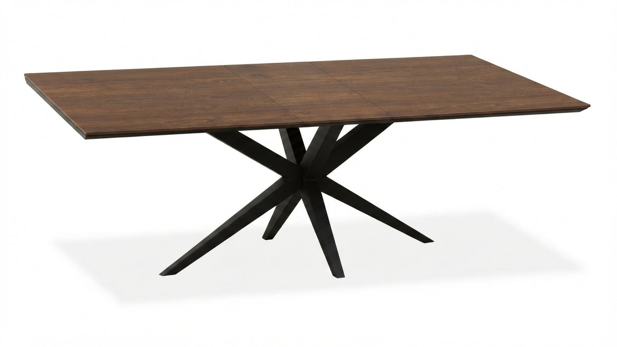 uitschuiftafel rechthoekig mokka lamulux victor