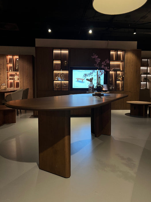 vermeer tobe eettafel noten lak