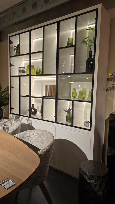 vermeer vitrinekast met ledverlichting puur direct leverbaar