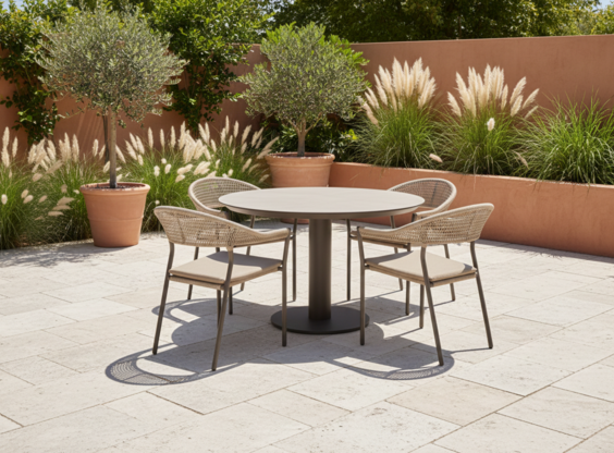 waterbestendige natuurlijke tuinset sienna tuinstoel taste 4so 4 seasons outdoor