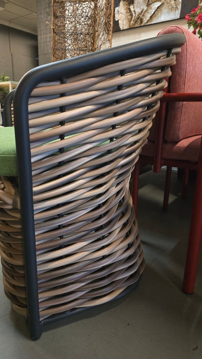 wicker tuinstoel cocoon dining chair apple bee outlet