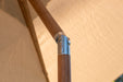 woodlook stokparasol azzurro sand rond 4 seasons outdoor