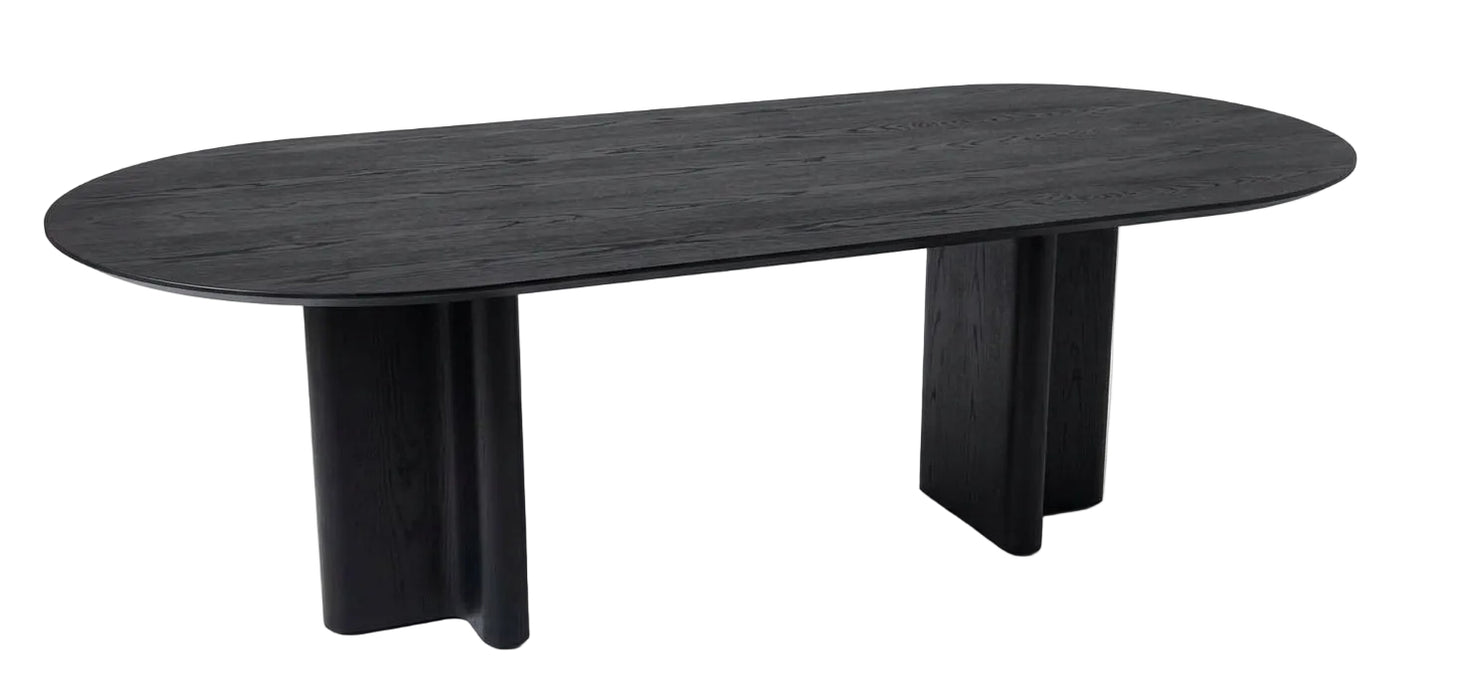 zwart hout eettafel huub vermeer  meubelen